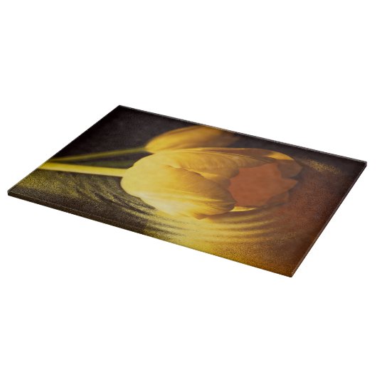 Romantische Gelbtuppe Schneidebrett (Ecke)