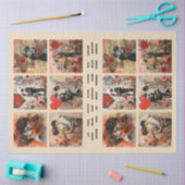 Romantische gemischte Medien Hintergrund Ehepaar V Seidenpapier (Basteln)