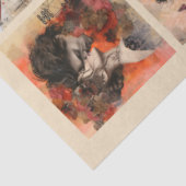 Romantische gemischte Medien Hintergrund Ehepaar V Seidenpapier (Ausschnitt)