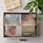 Romantische gemischte Medien Hintergrund Ehepaar V Seidenpapier (Geschenk)