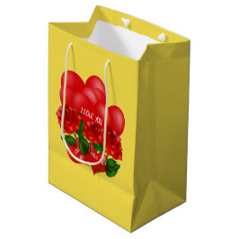 Romantische Geschenktasche Mittlere Geschenktüte