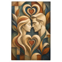 Romantische geschnitzte Herzen Metallkunst