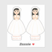 Romantische Gestaltung Junge Dunkle Kommunion Aufkleber (Blatt)