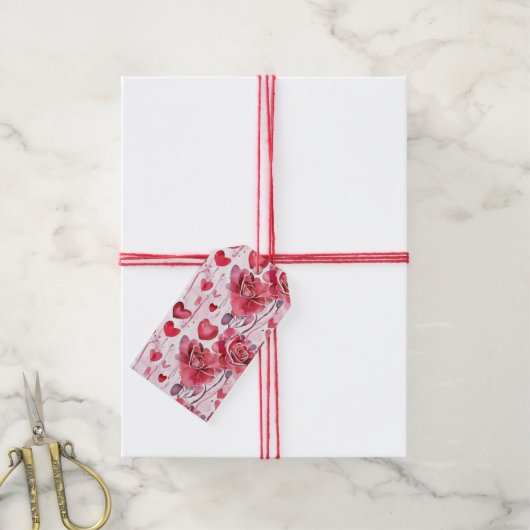 Romantische Gift Tags Geschenkanhänger (Mit Garn)