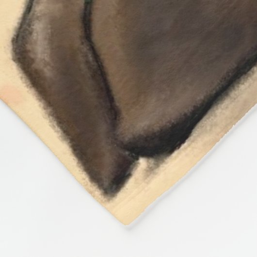 Romantische Giraffe - Funny - Gentleman Fleecedecke (Ecke)