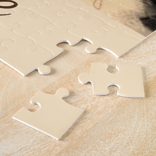 Romantische Giraffe Funny Puzzle Geschenk Custom T (Seite)