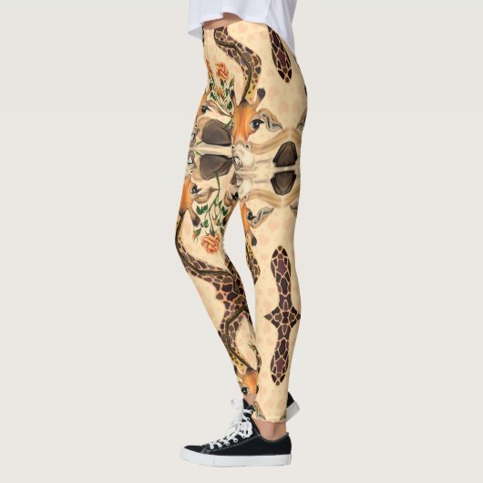 Romantische Giraffe - Gentleman - Funny - Leggings (Links)