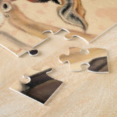 Romantische Giraffe - Gentleman - Funny Puzzle (Seite)