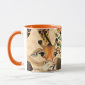 Romantische Giraffe - Gentleman - Ihren Text hinzu Tasse (Links)
