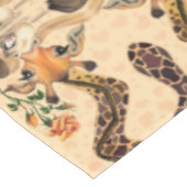 Romantische Giraffe - Gentleman - Ihren Text hinzu Tischdecke (Schrägansicht)