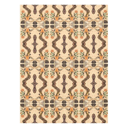 Romantische Giraffe - Gentleman - Ihren Text hinzu Tischdecke (Vorderseite)