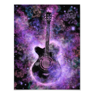 Romantische Gitarrenmusik - Magic Sound Fotodruck