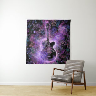 Romantische Gitarrenmusik - Magic Sound Wandteppich