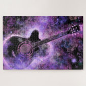 Romantische Gitarrenmusik - Zauberklänge - Malerei Puzzle (Horizontal)