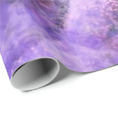 Romantische Gitarrenwrapping Paper Music Lila Geschenkpapier (Rolleneckpunkt)