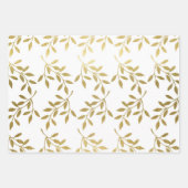 Romantische Goldmedaille Geschenkpapier Set (Vorderseite 2)