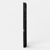 Romantische Goth Pink Monogram Case-Mate iPhone Hülle (Hinten/Links)