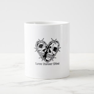 Romantische Gotik für Paare Jumbo-Tasse