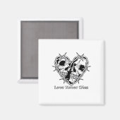 Romantische Gotik für Paare Magnet (Vorderseite/Rückseite)
