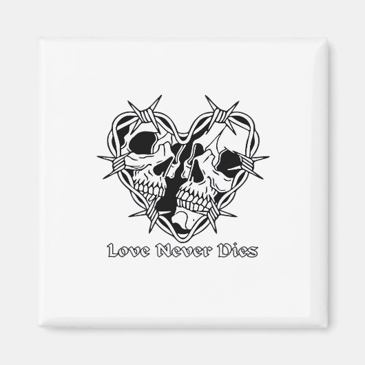 Romantische Gotik für Paare Magnet (Vorne)