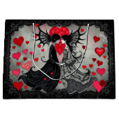 Romantische Gotik Große Geschenktüte (Vorderseite)