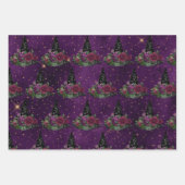Romantische Gotische Hexe und Rose um Mitternacht Geschenkpapier Set (Vorderseite 2)