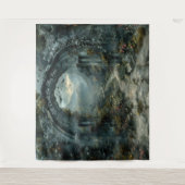 Romantische gotische Hochzeitskabine Halloween Fot Wandteppich (Vorderseite)