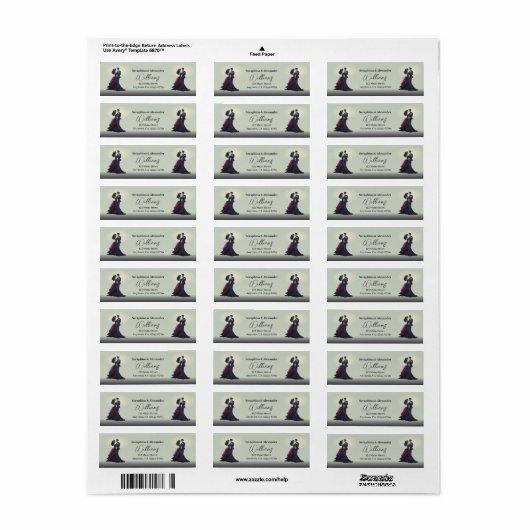 Romantische Gotische Liebhaber der Hochzeit (Vorne)