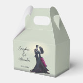 Romantische Gotische Liebhaber des Museo Cantonale Geschenkschachtel (Rückseite)