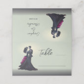 Romantische Gotische Liebhaber des Museo Cantonale Platzkarte (Außenseite Aufgefaltet)