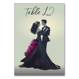 Romantische Gotische Liebhaber des Museo Cantonale Tischnummer