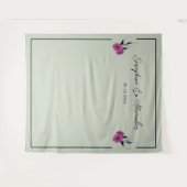 Romantische Gotische Liebhaber Eleganter Hochzeits Wandteppich (Vorderseite (Horizontal))