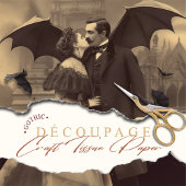 Romantische Gotische Viktorianische Schönheit Drac Seidenpapier