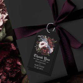 Romantische gotische Wasserfarbe Raven Vielen Dank Geschenkanhänger