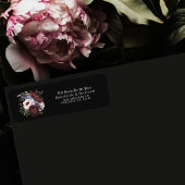 Romantische Gotische Wasserfarbe Raven Wedding Ret