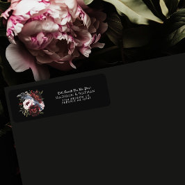 Romantische Gotische Wasserfarbe Raven Wedding Ret