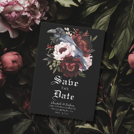 Romantische gotische Wasserfarbe Save the Date Einladung