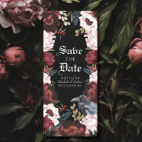 Romantische gotische Wasserfarbe Save the Date