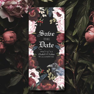 Romantische gotische Wasserfarbe Save the Date Einladung