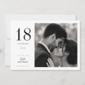 Romantische große Verabredung Foto Save The Date K (Vorderseite)