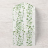 Romantische Grüne Hochzeit All In One Einladung (Außenbereich)