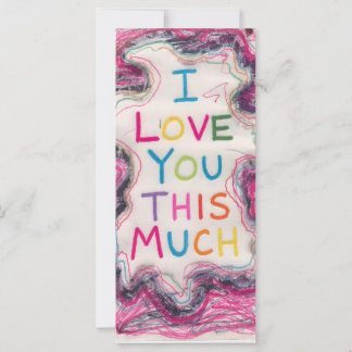 Romantische Grußkarte Ich Liebe Dich So Sehr
