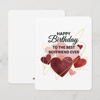 Romantische Happy-Birthday-Karte für ihn Liebe Feiertagskarte