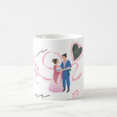 Romantische Harmonie Kaffeetasse (Mittel)