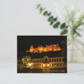 Romantische Heidelberger Burg nachts Postkarte (Stehend Vorderseite)