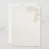 Romantische Heirat Einladung (Rückseite)