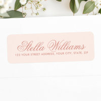 Romantische hellrot-rosa Kalligraphie