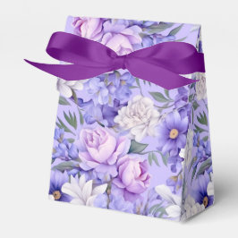 Romantische, hellviolette Blumen Geschenkschachtel