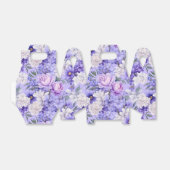 Romantische, hellviolette Blumen Geschenkschachtel (Ungefaltet)