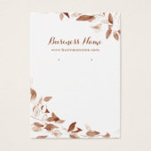 Romantische Herbstblätter hinterlassen Hintergrund (Vorderseite)